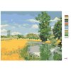 Maľovanie podľa čísel - RIEKA PRETEKAJÚCA KRAJINOU V DOBE ZBERU (H. A. BRENDEKILDE)
