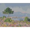 Maľovanie podľa čísel - ANTIBES PRI POHĽADE Z PLATEAU NOTRE-DAME (CLAUDE MONET)