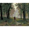 Maľovanie podľa čísel - DÁŽĎ V DUBOVOM LESE (IVAN SHISHKIN)