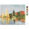 Maľovanie podľa čísel - REGATA V ARGENTEUIL (CLAUDE MONET)