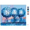 Maľovanie podľa čísel - MODRÉ STROMY