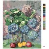 Maľovanie podľa čísel - KYTICE HORTENZIÍ