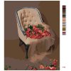 Maľovanie podľa čísel - RUŽA NA ZAMATOVOM KRESLE