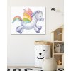 Maľovanie podľa čísel - DÚHOVÝ PLYŠOVÝ JEDNOROŽEC II (SUE ELLEN BROWN)