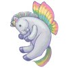 Maľovanie podľa čísel - DÚHOVÝ PLYŠOVÝ JEDNOROŽEC I (SUE ELLEN BROWN)