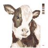 Maľovanie podľa čísel - ČIERNOBIELA KRAVA (HALEY BUSH)