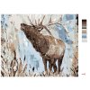 Maľovanie podľa čísel - JELEŇ V KRAJINE (HALEY BUSH)