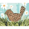 Maľovanie podľa čísel - VTÁK V LEOPARĎOM VZORE (HALEY BUSH)