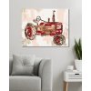 Maľovanie podľa čísel - ČERVENÝ TRAKTOR (HALEY BUSH)