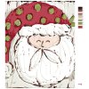 Maľovanie podľa čísel - SANTA S BODKOVANOU ČIAPIOU (HALEY BUSH)