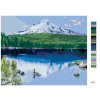 Maľovanie podľa čísel - JAZERO A ZASNEŽENÁ HORA (TED DAVIS)