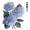 Maľovanie podľa čísel - MODRÉ HORTENZIE(ALEXANDRIA GILBERT)