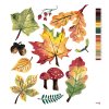 Maľovanie podľa čísel - JESENNÉ LÍSTIE (ALEXANDRIA GILBERT)