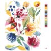 Maľovanie podľa čísel - ABSTRAKT DIVOKÉ KVETY (ALEXANDRIA GILBERT)