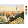 Maľovanie podľa čísel - VÝHĽAD NA BARCELONU Z PARKU GÜELL