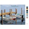 Maľovanie podľa čísel - ČLNY V PRÍSTAVE (ROBERT JOHNSON)