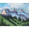 Maľovanie podľa čísel - TRI HORY A LES (ROBERT JOHNSON)