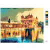 Maľovanie podľa čísel - ZLATÝ CHRÁM PRI AMRITSARE V INDII