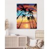 Maľovanie podľa čísel - PALMY A ZÁPAD SLNKA