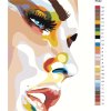 Maľovanie podľa čísel - PORTRÉT KRÁSNEJ ŽENY