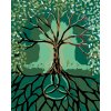 Maľovanie podľa čísel - STROM S KOREŇMI
