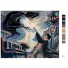 Maľovanie podľa čísel - HARRY POTTER A LUPIN - PATRÓNOVE ZAKLÍNADLO