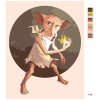Maľovanie podľa čísel - DOBBY (HARRY POTTER)