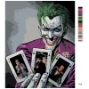 Maľovanie podľa čísel - JOKER A KARTY (BATMAN)