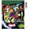 Maľovanie podľa čísel - FAREBNÝ TIGER