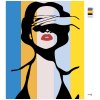 Maľovanie podľa čísel - VYZERAJÚCA DÁMA