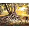 Maľovanie podľa čísel - LAŇ PRI KORENI STROMU (D. RUSTY RUST)