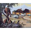 Maľovanie podľa čísel - ORLIE HNIEZDO PRI DOME (D. RUSTY RUST)