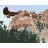 Maľovanie podľa čísel - OROL PRI MOUNT RUSHMORE (D. RUSTY RUST)