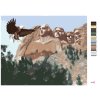 Maľovanie podľa čísel - OROL PRI MOUNT RUSHMORE (D. RUSTY RUST)