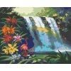 Maľovanie podľa čísel - PLAMENIAK PRI VODOPÁDE (D. RUSTY RUST)