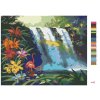 Maľovanie podľa čísel - PLAMENIAK PRI VODOPÁDE (D. RUSTY RUST)