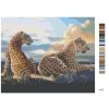 Maľovanie podľa čísel - LEŽIACI LEOPARD (D. RUSTY RUST)