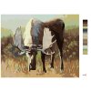 Maľovanie podľa čísel - OSAMELÝ LOS NA PASTVINE (D. RUSTY RUST)
