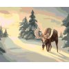 Maľovanie podľa čísel - LOS STOJACI V SNEHU (D. RUSTY RUST)
