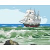 Maľovanie podľa čísel - BLÍŽIACA SA PLACHETNICA (D. RUSTY RUST)