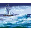 Maľovanie podľa čísel - PLACHETNICA NA MORI (D. RUSTY RUST)