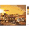 Maľovanie podľa čísel - STODOLA S ROZPADNUTOU STRECHOU (D. RUSTY RUST)
