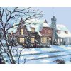 Maľovanie podľa čísel - ZASNEŽENÝ DOM (D. RUSTY RUST)