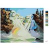 Maľovanie podľa čísel - VODOPÁD, DÚHA A PREZIDENTI USA (D. RUSTY RUST)