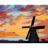 Maľovanie podľa čísel - MLYN A ČERVENÉ ZORE (D. RUSTY RUST)