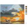 Maľovanie podľa čísel - LIETADLO A ZÁPAD SLNKA (D. RUSTY RUST)