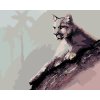 Maľovanie podľa čísel - LEŽIACA PUMA (D. RUSTY RUST)