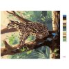 Maľovanie podľa čísel - OCELOT SEDIACI NA KONÁRI (D. RUSTY RUST)