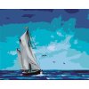 Maľovanie podľa čísel - PLACHETNICA NA MORI (D. RUSTY RUST)