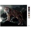 Maľovanie podľa čísel - TIGER A SPLN (D. RUSTY RUST)